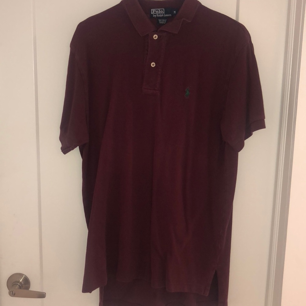 Men’s Burgundy Ralph Lauren Polo